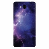 Husa silicon pentru Huawei Y6 2017, Purple Space Nebula