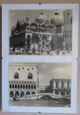 Doua imagini inramate Venetia 1960 foto