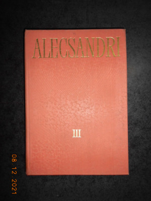 VASILE ALECSANDRI - OPERE volumul 3 POEZII POPULARE (1978, editie cartonata) foto
