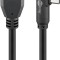 Cablu USB TYPE C tata la USB A 3.0 tata unghi 90 grade 1m 15W 5Gbps Goobay