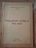 Polizor dublu PD 500 Pasaport Cartea masinii