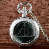 Cumpara ieftin Ceas De Buzunar - HARRY POTTER - Talismanele Mortii - Argintiu