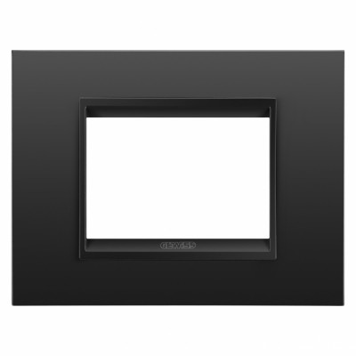 Rama Ornament 3M metal LUX Gewiss Chorus negru satinat GW16203XM foto
