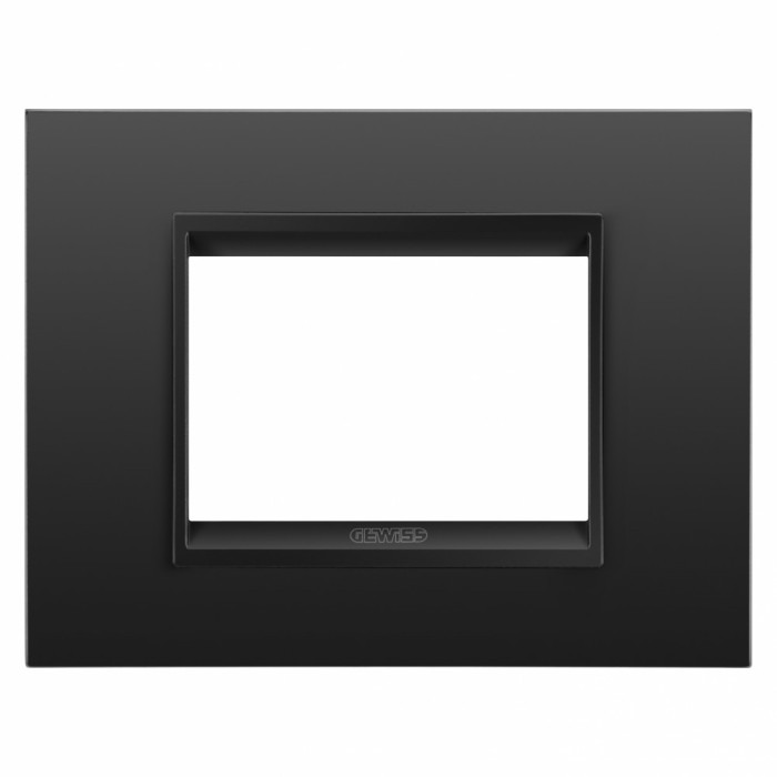 Rama Ornament 3M metal LUX Gewiss Chorus negru satinat GW16203XM