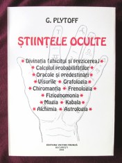&amp;quot;STIINTELE OCULTE&amp;quot;, G. Plytoff, 2004. Absolut noua foto
