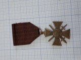 medalia militara Croix du Guerre 1914-1918, primul razboi mondial, varianta