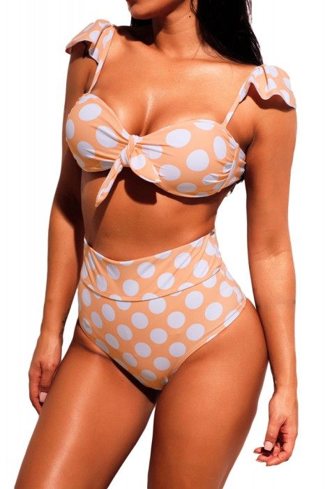 SW1790-525 Costum de baie in 2 piese model cu buline