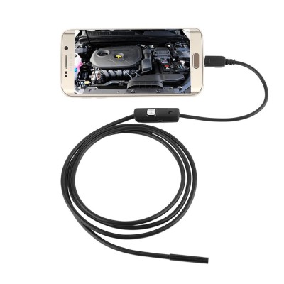 CAMERA VIDEO ENDOSCOP 5.5mm , lungime 3.5m pt. ANDROID si PC cu iluminare LED foto