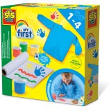 Primul meu Set acuarele pentru degetele si sort,1-4 ani, SES Creative