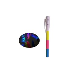Marker invizibil 3 in 1 rosu, verde si albastru, cu lanterna uv incorporata MultiMark GlobalProd