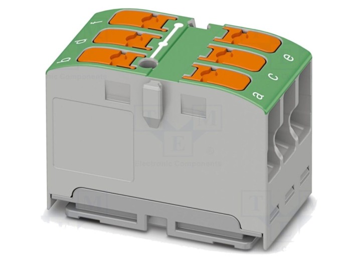 Conector de şine 24A 450V push-in