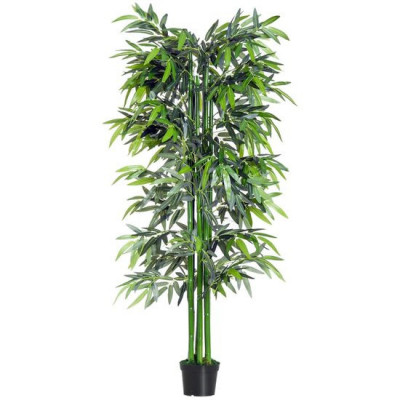 Planta bambus artificiala cu ghiveci, verde, 180 cm GartenVIP DiyLine foto