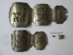 Rara! Bratara colectie vintage Peru demontata/dezmembrata lucrata manual anii 30-40,vedeti imaginile