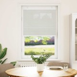 vidaXL Jaluzea plisată gri deschis 75x150cm Lățime țesătură 74,4 cm