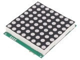 Afișaj LED Matrice 8x8 Roșie 69,2x60,2mm 65mW