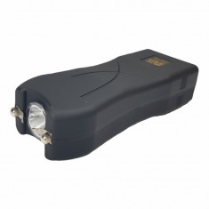 Mini electrosoc cu lanterna IdeallStore®, TW-398 Defence, ABS, 2000 kW, negru