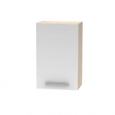 Cabinet superior 45 1DV, stejar sonoma alb, NOVA PLUS NOPL-024-OH foto