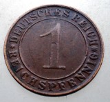 B.323 GERMANIA WEIMAR 1 REICHSPFENNIG 1936 G