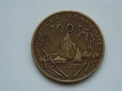 100 francs 1976 POLINEZIA FRANCEZA foto