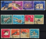 Timbre Ecuador 1966/67 - Cosmonautica, Serii Complete. Colectie timbre straine, tema spatiu, istorie postala
