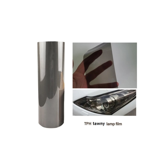 Rola folie protectie faruri stopuri material TPH Fumurie PREMIUM cu functie de regenerare 0.6x10m