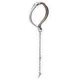 Curea universala bovine Kerbl nylon piele lant galvanizat carabina rotativa 100x4cm