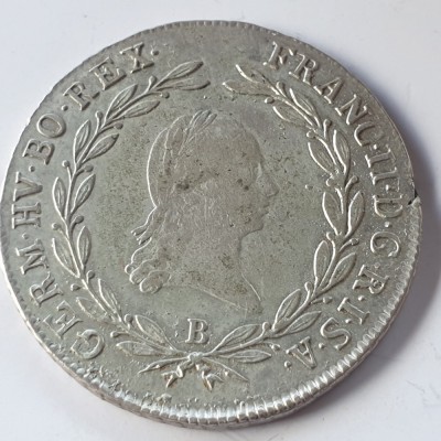 Austria 20 kreuzer 1804 B /Kremnica argint Francisc ll foto
