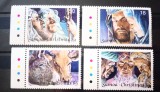 Samoa 1989 Crăciun, religie ,animale măgar și bou,serie 4v.neștampilată