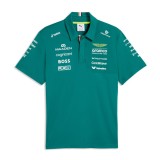 Aston Martin tricou polo green official Teamline Replica F1 Team 2026 - M