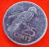 (M1537) MONEDA SEYCHELLES - 25 CENTS 1997, EXOTICA