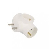 R-31/S Conector AC supply splitter Layout 2P+PE white TIMEX-ELEKTRO, TIMEX ELEKTRO