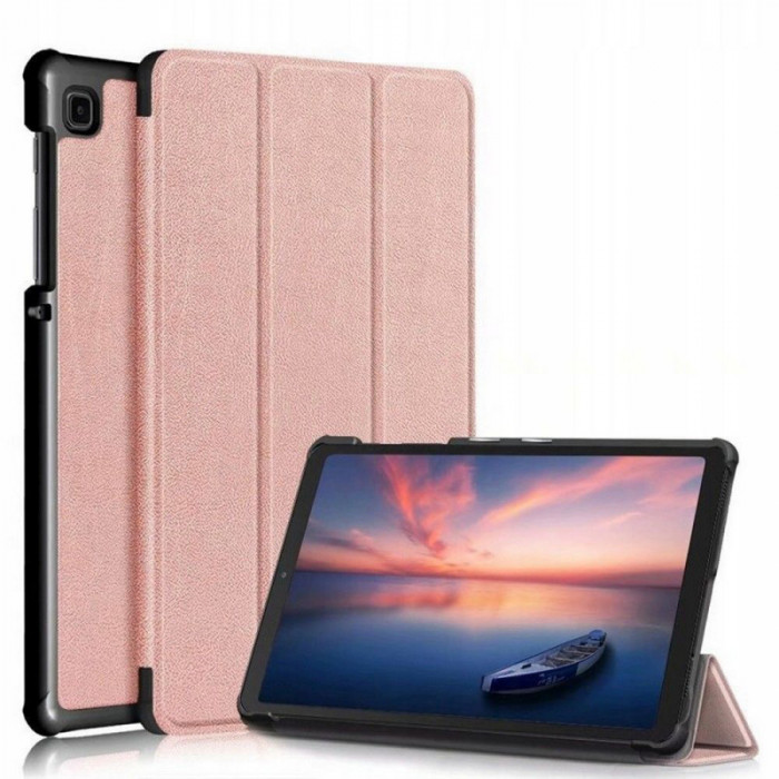 Husa Tableta TPU Tech-Protect SmartCase Samsung Galaxy Tab A7 Lite T220, Roz Aurie