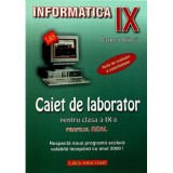 Informatica. Caiet de laborator pentru clasa a 9-a. Profilul real. Teste de evaluare a cunostintelor - Carmen Minca