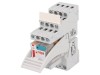 Releu Intermediar DPDT 24VDC 12A Relpol PIR2-024DC-00LD Montare Sina DIN