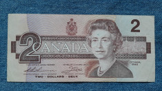 2 Dollars 1986 Canada - Dolari , seria BRT 3199487 foto