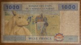1000 francs 2002, Statele Africii Centrale, M