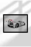 Poster p&acirc;nză ne&icirc;nrămat cu supermașină și accente aurii - Imprimeu digital - Aventador LB WORKS 02 | A3 (29.7 x 42 cm)