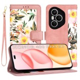 Husa personalizata fete Honor 400 Pro Asteroid GSM FlipCraft, roz