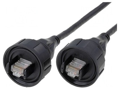 Patch Cord Ethernet 5m 8P Aurit Poliamidă 1.5A foto