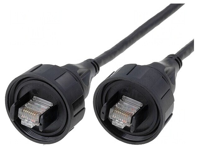 Patch Cord Ethernet 5m 8P Aurit Poliamidă 1.5A