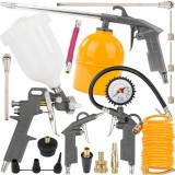 Kit pentru compresor, accesorii, pistol umflat, suflat, 18 piese, Powermat