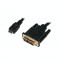 Adaptor Logilink CHM001 Mini-HDMI - DVI-D 0.5m Black
