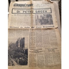 Ziarul Steagul Rosu din 11 ianuarie 1958