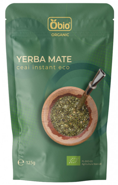 Ceai yerba mate instant bio 125g Obio