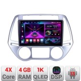 Navigatie Hyundai I20 2011-2014 manual si automat Android radio gps internet 4+64 InCell Display 1K Kit-i20-2012+EDT-E209-RK CarStore Technology