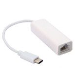 Adaptor high quality Bibilel Enthernet USB 3.1 Type C tata la RJ45 mama, Alb, BBL946