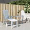 Sezlong, alb, plastic - 2