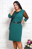 Cumpara ieftin Rochie Eleganta Gabri Verde - 60Marimea, Yves