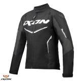 Geaca (jacheta) barbati pentru scuter - motocicleta Racing/Roadster Ixon vara model Cordolo MS culoare: negru/antracit/alb Negru/antracit/alb 2XL