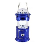 Lanterna pliabila de camping Magic cool cu lampa disc si USB eMazing, Lanterna, Felinar, Acumulator 1200 mAh, reincarcabila, 6 LED + 1 W + 3C culori,